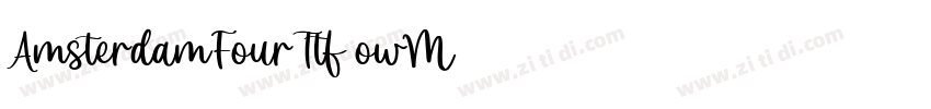 AmsterdamFourTtf owM字体转换